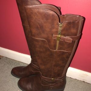 G by Guess Hilight Wide Calf Riding Boot